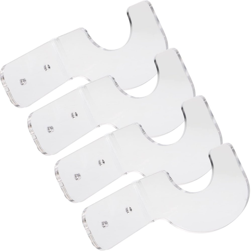 BESPORTBLE Elegant Baseball Bat Wall Mount Display Rack 1 Set Perfect for Home or Office