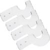 BESPORTBLE Elegant Baseball Bat Wall Mount Display Rack 1 Set Perfect for Home or Office