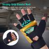 LiMMAX Kickboxing Sparring Gloves TKD Gloves for Men Women Half Finger Boxing Gloves Fighting Gloves Boxing Gloves for Punching Bag Training Gloves for Men Women Golden XL view 3