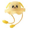 Child Rabbit Hat Ear Moving Jumping Hat Funny Bunny Hat Cap for Baby Girls Sun Straw Hat with Wide Brim (E, One Size) view 1
