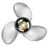 TUNORD OEM Grade 3-Blades Stainless Steel Propeller for Boat Outboard Engines (for Mercury 25-70HP with 3-1/4" Gearcase, 10 3/4" Diameter x 12" Pitch RH) view 2