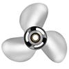 TUNORD OEM Grade 3-Blades Stainless Steel Propeller for Boat Outboard Engines (for Mercury 25-70HP with 3-1/4" Gearcase, 10 3/4" Diameter x 12" Pitch RH) view 3
