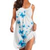 4th of July Dress Women Women's 4th of July American Flag Sleeveless T-Shirts Dress American Flag Sleeveless Mini Dress for Women Stars Stripes Beach Sundress 4th of July Patriotic Tank Dress view 1