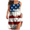 Easter Dresses for Women Cocktail Dresses for Women Summer Dresses for Women 2023 Sleeveless Sundress V-Neck Drawstring Waist Beach Casual Strap Mini Dress Pockets Women Summer Tunic Dress view 1