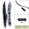 ZSHJGJR Archery Recurve Bow String Silencers Set - Contains Beaver Fur Arrow Rest 2Pcs, Rabbit Fur Bowstring Stabilizer 1 Pair, Horses Rump Fur Bow Limb Silencers 1 Pair, Copper Nocking Point 8 Pcs view 3