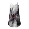4th of July Dress Women Women's 4th of July American Flag Sleeveless T-Shirts Dress American Flag Sleeveless Mini Dress for Women Stars Stripes Beach Sundress 4th of July Patriotic Tank Dress view 4