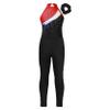 Jizyo Kids Girls Sparkle Dance Clothes Suit Sleeveless Gymnastic Leotard with Leggings Sports Outfit Tracksuit Red&Black C 14 Years view 3