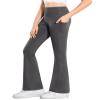 Stelle Girls Flare Leggings with Pockets High Waisted Bootcut Yoga Pants view 1