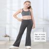 Stelle Girls Flare Leggings with Pockets High Waisted Bootcut Yoga Pants view 4