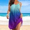 Easter Dresses for Women Cocktail Dresses for Women Summer Dresses for Women 2023 Sleeveless Sundress V-Neck Drawstring Waist Beach Casual Strap Mini Dress Pockets Women Summer Tunic Dress view 2