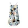 Easter Dresses for Women Cocktail Dresses for Women Summer Dresses for Women 2023 Sleeveless Sundress V-Neck Drawstring Waist Beach Casual Strap Mini Dress Pockets Women Summer Tunic Dress view 3