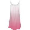 4th of July Dress Women Women's 4th of July American Flag Sleeveless T-Shirts Dress American Flag Sleeveless Mini Dress for Women Stars Stripes Beach Sundress 4th of July Patriotic Tank Dress view 4