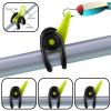 Gejoy 21 Pcs Fishing Hook Holder Fishing Rod Hook Keeper with 3 Size Elastic Rubber Rings, Adjustable Spring Lure Bait Holders for Most Rods(Yellow) view 3