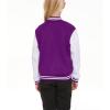 Kids Baseball Jacket School Varsity Uniform Casual Sweatshirt Girls Sweater Jacket Baseball Solid Color view 2