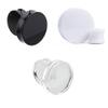 1 PAIR (2pcs) ACRYLIC PLUGS Double Flare Gauges Solid Saddle Thin Ear Flesh Tunnels 1039 (5/8" (16MM), Black) view 4