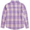 Betusline Girls' Plaid Flannel Shirt, Kids Long Sleeve Button Button Shirts Tops, F Purple #2, 2-3T= Tag 100 view 4