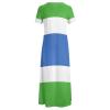 Fattyeery Elegant Casual Long Dress Sierra Leone Flag Girls Summer Sunshine Beach Skirts for Womens 2XS view 4