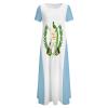 Fattyeery Elegant Casual Long Dress Guatemala Flag Girls Summer Sunshine Beach Skirts for Womens 5XL view 3