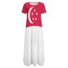 Fattyeery Elegant Casual Long Dress Singapore Flag Girls Summer Sunshine Beach Skirts for Womens 7XL view 3