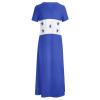 Fattyeery Elegant Casual Long Dress Honduras Flag Girls Summer Sunshine Beach Skirts for Womens 7XL view 4