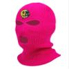 Skeleton Zombie Smile Face Graphic Printed Three Hole Ski Mask Balaclava (Neon Pink) view 1