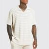 2023 Spring Summer Men's Short Sleeve Business Shirt Solid Casual Knitting Polo Shirt view 3