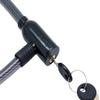 Bicycle Wire Lock, Black, Total Length Approx. 27.6 inches (700 mm) x Wire Diameter Approx. 0.5 inches (12 mm) BS-784-BR view 2