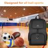 MATEIN Basketball Bag, Sturdy Soccer Bag with Ball Holder & Shoe Compartment, Large Basketball Backpack for Training Equipment, Water Resistant Sports Ball Backpack Fits Volleyball Football, Colorful view 2