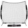 AOLIGEIJS Sports Barrier Net,Sports Net,Barricade Backstop Net,Perfect for Baseball,Softball,Soccer, Basketball,Lacrosse view 1