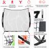 AOLIGEIJS Sports Barrier Net,Sports Net,Barricade Backstop Net,Perfect for Baseball,Softball,Soccer, Basketball,Lacrosse view 2