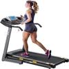 Treadmill with Auto Incline Foldable Treadmill 17 in Electric Treadmills 2.5 HP/8.5 MPH with 15 Training Programs 0-12% Auto Incline Large LCD Display Easy Assembly for Home Office Gym Use view 1
