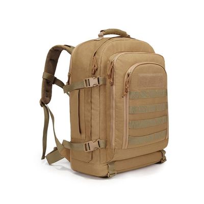 Outdoor Sports Pack Hiking Bag Rucksack Knapsack Combat Camouflage Tactical Backpack - Tan