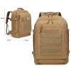 Outdoor Sports Pack Hiking Bag Rucksack Knapsack Combat Camouflage Tactical Backpack - Tan view 2