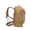 Outdoor Sports Pack Hiking Bag Rucksack Knapsack Combat Camouflage Tactical Backpack - Tan view 3