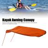 Kayak Sun Shade Canopy, Waterproof Oxford Fabric Foldable Easy to Install Portable Kayak Sunshade Awning for Boat Canoe (Orange) view 2