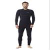 Hevto Men Wetsuits 3/2mm Neoprene Back Zip Fullsuit Wet Suit Keep Warm for Surfing Swimming SUP Snorkeling Diving (M2B-Black, MS) view 2