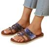 Hbeylia Sandals for Women Dressy Summer,Women's Slip On Clip Toe Wedge Thong Sandals Flat Platform Casual Comfortabe Outdoor Sandals Slippers view 1