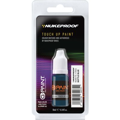 Nukeproof Bike Touch-Up Paint - Bottle Blue - GPaint 10ml Bottle - Touch-Up Paint Kit for Scratched or Chipped Bike Frames - GPaint Bike Paint