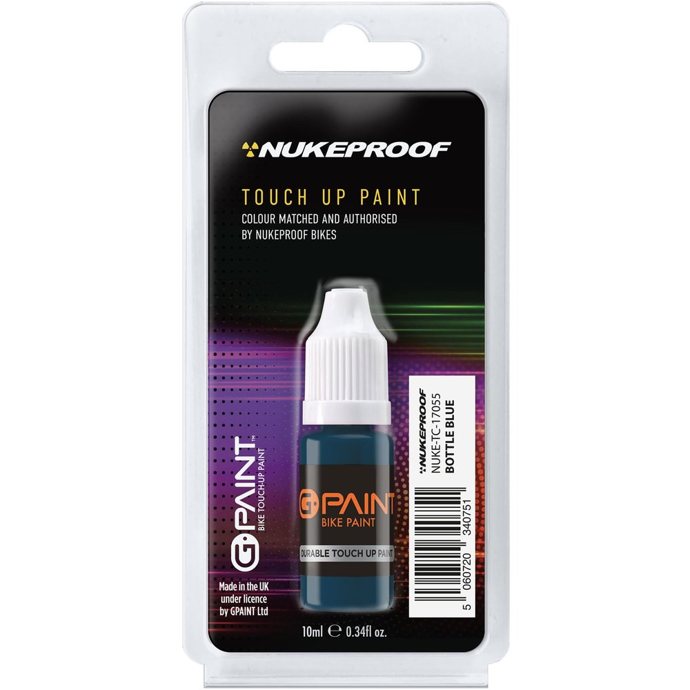 Nukeproof Bike Touch-Up Paint - Bottle Blue - GPaint 10ml Bottle - Touch-Up Paint Kit for Scratched or Chipped Bike Frames - GPaint Bike Paint
