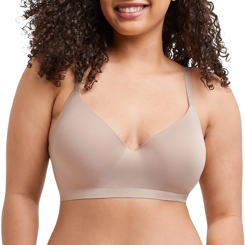 Maidenform Women's Barely There Underwire Bra, Flex Wire No-Show T-Shirt Bra, Convertible Straps