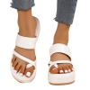 Hbeylia Summer Slippers for Women Fashion Platform Wedge Slip On Dressy Slide Sandals Classic Toe Ring Comfort Flat Sandals with Arch Support Women's Beach Travel Flip Flops Walking Shoes view 1