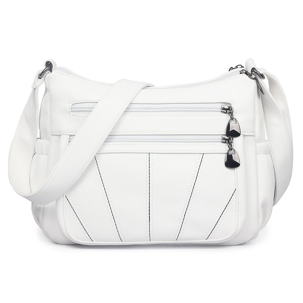 Crossbody Purse for Women Ladies Soft PU Leather Shoulder Bag Medium Roomy Handbag Fashion Tote Top Handle Satchel