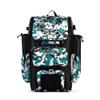 Boombah Rolling Superpack Hybrid Digital Camo Bat Pack Black/Teal - Wheeled & Backpack Version view 1
