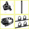 YOLOCKEY 8 Pack Bike Rack Straps Replacement Bicycle Bike Rack Cradle Replacement Bike Carrier Mount Replacement Parts Rubber Straps Adjustable Accessory Strap Kit Fit 1" Tube view 2