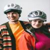 Airnoggin - Inflatable Helmet, Foldable & Portable Adult Helmet for Bike & Scooter Riders (White/Black) view 3
