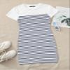 AIEBO Dresses for Women Dress Women's Dress Striped Bodycon Dress Dresses (Color : Blue and White, Size : Small) view 1