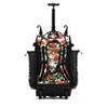 Boombah Rolling Superpack Hybrid Digital Camo Bat Pack Dark Green/Orange - Wheeled & Backpack Version view 2