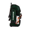 Boombah Rolling Superpack Hybrid Digital Camo Bat Pack Dark Green/Orange - Wheeled & Backpack Version view 4