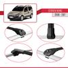 apline Compatible with Citroen Nemo 3 (225) 2008-2017 ACE-1 Car Roof Rack Cross Bar Black Aluminium 3 Bars view 4