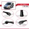 apline Compatible with Opel Combo D 2012-2018 ACE-1 Car Roof Rack Cross Bar Black Aluminium 3 Bars view 4